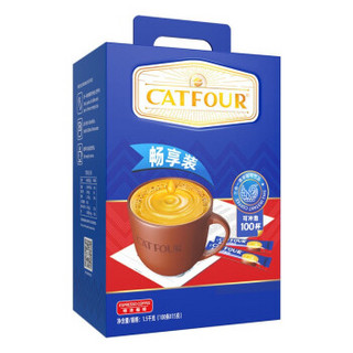 catfour 蓝山 中秋 catfour 特浓咖啡30条 +拿铁咖啡 30条 共900g