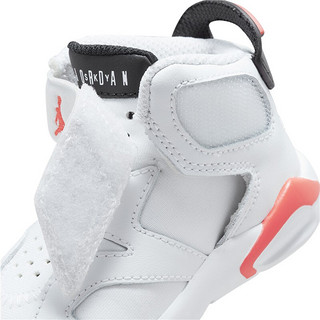 AIR JORDAN 正代系列 jordan 6 retro little flex td 儿童休闲运动鞋 CT4417-101 红外线 23.5码