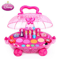 迪士尼玩具 女童节日化妆品套装 生日礼物化妆手提箱 迪士尼D21868