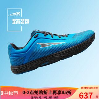 ALTRA2020轻量缓冲运动鞋Escalante 2.0城市马拉松减震慢跑鞋针织透气运动路跑鞋 男款蓝色 43