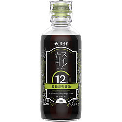 Shinho 欣和 六月鲜·轻 12克轻盐昆布酱油 280ml 经典日式鲜美 特级酱油