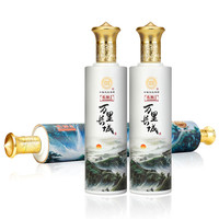 BAISHUIDUKANG 白水杜康 名酿典藏 万里长城酒 52%vol 浓香型白酒 500ml*2瓶 礼盒装