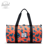 HERSCHEL SUPPLY潮牌Santa Cruz联名系列Sutton 中号旅行袋时尚潮流男女包 “尖叫之手”橘红色