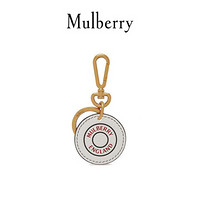 Mulberry/玛珀利 秋冬新款东京秀首发圆形印花钥匙环RK5604 白色