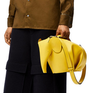 罗意威 LOEWE 女士大号牛皮革小象造型手袋肩背手提包 B623A18X01 8100 黄色