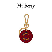 Mulberry/玛珀利 东京秀款圆形印花钥匙环RK5604 绯红色