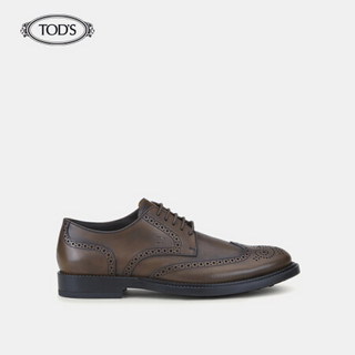 托德斯 TOD'S2021春夏男鞋男士牛皮系带鞋 棕色 47