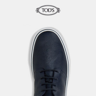 托德斯 TOD'S 2021春夏新品 男士牛皮沙漠靴男鞋 蓝色 40