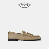 托德斯 TOD'S 2021春夏新品 男士牛皮乐福鞋男英伦风 浅棕色 46