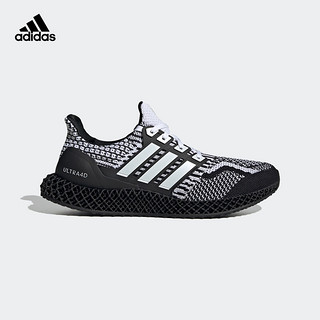 阿迪达斯官网 adidas ULTRA4D 5.0 男鞋低帮跑步运动鞋G58158 黑色/白色 41(255mm)