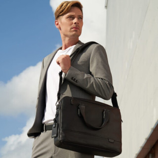 tumi/途明harrison系列男士摩登商务皮质电脑公文包 黑色/06302032dp