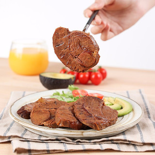 鲨鱼菲特 即食牛肉 低脂健身代餐牛腱子肉 酱牛肉熟食高蛋白速食食品 8袋纯牛肉 健康轻食