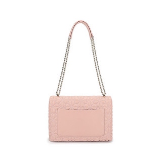 凯特·丝蓓 Kate Spade 21春夏 奢侈品 女士皮革手提单肩斜挎包大号 PXR00497 967 裸粉色桃心四叶花图案