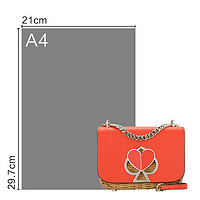 katespade女包/凯特丝蓓女包单肩斜挎手拿滕竹配皮小方包情人节送女友包包 橙色 PXRUB187 620
