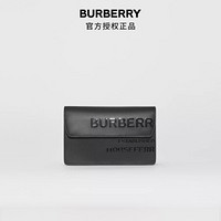 博柏利 BURBERRY 2021春夏 黑色 Horseferry 印花皮革斜背包 80390141