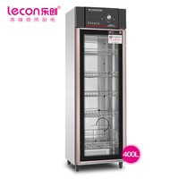 乐创 lecon 商用消毒柜中温餐具柜密胺400L消毒柜不锈钢大型学校餐厅饭堂消毒碗柜LC-J-XD500A