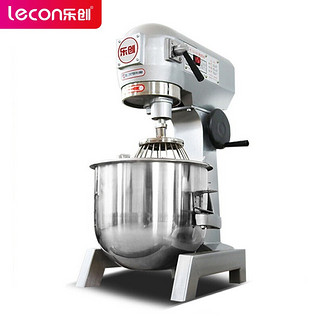 乐创(lecon)搅拌机商用打蛋器多功能厨师机和面机蛋糕面包打发打奶油20L LC-XNJ20