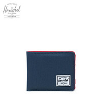 Herschel Supply 潮牌Roy RFID折叠时尚潮流男女钱包卡包10363 迷彩（随机印花）/黑色