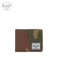 Herschel Supply 潮牌Roy RFID折叠时尚潮流男女钱包卡包10363 拼色系列-丛林迷彩