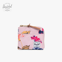 Herschel Johnny 时尚钱包男钱包女短款小款钱夹潮牌零钱包10414 冬日花卉