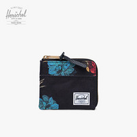 Herschel Johnny 时尚钱包男钱包女短款小款钱夹潮牌零钱包10414 复古花卉