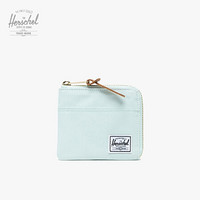 Herschel Johnny 时尚钱包男钱包女短款小款钱夹潮牌零钱包10414 冰川绿