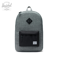 Herschel Supply 潮牌系列 Heritage 时尚潮流男女双肩包背包10007 经典麻灰