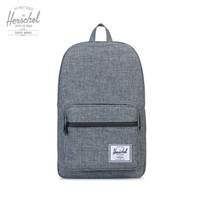 Herschel Supply 潮牌经典系列 Pop Quiz 时尚潮流男女包双肩包背包10011 经典麻灰