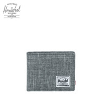 HERSCHEL SUPPLY Roy + Coin短款防盗刷钱包男女士短款小款潮牌 10403 经典麻灰