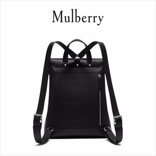 Mulberry/玛珀利 Chiltern系列 牛皮 中号 双肩包 HH4215 黑色