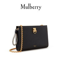 Mulberry/玛珀利2021秋冬新款女包Iris 单肩链条钱包手拿包RL7000 黑色