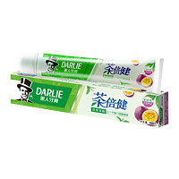 DARLIE 好来 原黑人牙膏茶倍健小苏打亮白薄荷家庭装去黄牙垢旗舰店