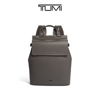 TUMI/途明Georgica系列Marina女士休闲皮质双肩背包 灰褐色0734508TP