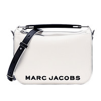 马克·雅可布 MARC JACOBS 女士THE SOFT BOX系列白色牛皮革手提包 M0017089164