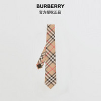 博柏利（BURBERRY）2021秋冬Vintage 格纹经典剪裁丝质领带80116931 典藏米色 1