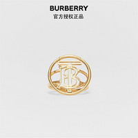 BURBERRY 博柏利 2021秋冬大号镀金专属标识图案戒指80202441 浅金色