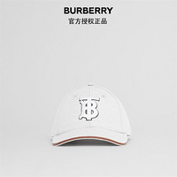 BURBERRY 博柏利 男士棒球帽 80430411 白色 S