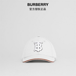 BURBERRY 博柏利 男士棒球帽 80430411 白色 S