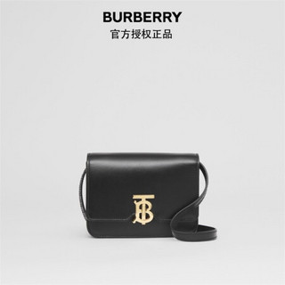 博柏利（BURBERRY）2021秋冬TB 迷你专属标识皮革锁扣包80345501 黑色 1