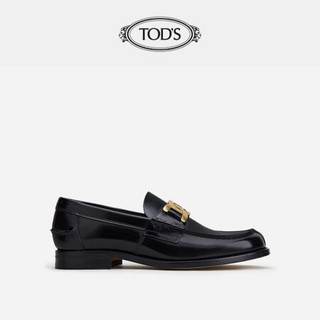 托德斯 TOD'S官方2021春夏新品KATE乐福鞋 黑色 43.5