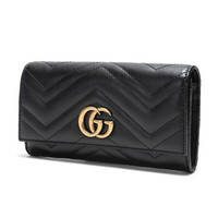 GUCCI 古驰 Marmont系列 女士手拿包 443436 DTD1T 1000