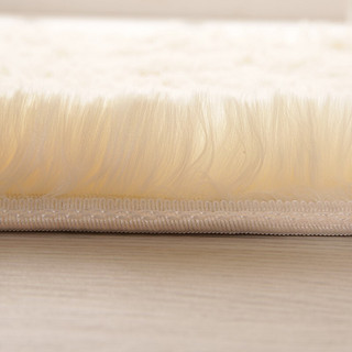 KAYE 卡也 加厚长毛地毯 米黄 120*160cm