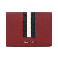 BALLY 巴利 女士石榴红色小牛皮卡片夹 SALDER S 106 6219217