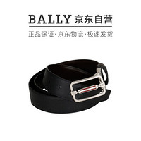 BALLY 巴利 奢侈品 男士黑色皮质双面款腰带 STEFF 35 M 320 115 6226700