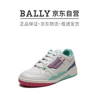 BALLY 巴利 女士白色多色皮质系带休闲运动鞋 KUBA W T 219 6231668 2/35码