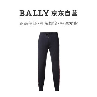 巴利 BALLY 男士羊毛运动裤长裤墨蓝色LOGO图案 M4LR149K 8J423 117 6233519 46码