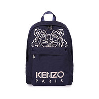 高田贤三 KENZO 21春夏 男女同款织物虎头字母刺绣双肩背包中号 深蓝色 FB5 5SF300 FR4 77