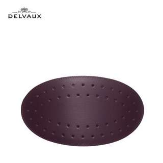 DELVAUX 包包女包奢侈品手提包女迷你Pin系列水桶包 深紫色