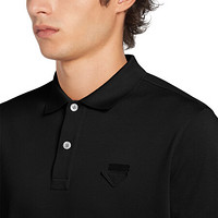 普拉达 PRADA 珠地棉Polo衫 UJN444S181-XGS-F0002 黑色 XXL