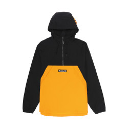 Timberland 添柏岚 防风防泼水 男款轻质时尚拼接长袖连帽半拉链套头外套